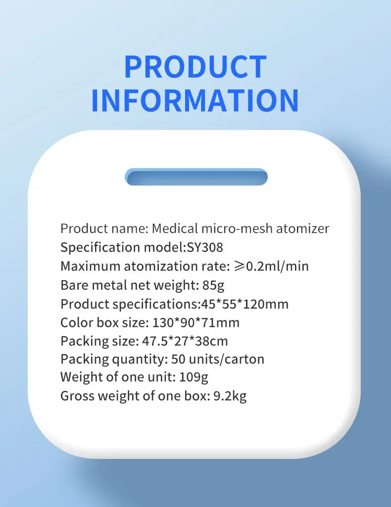 Inhaler Nebuliser Inhalator Handheld Inhale Nebulizer