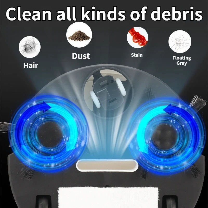 Intelligent sweeping robot suction sweeping mop 3-in-1 lazy home automatic vacuum cleaner gift Mini  sweeper