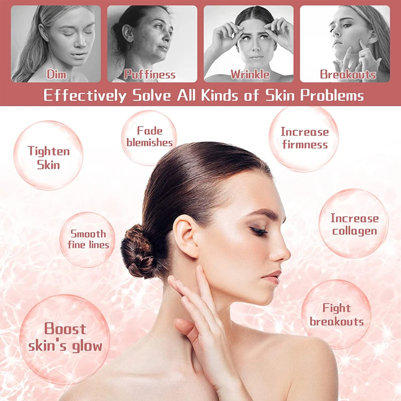 EMS Microcurrent Face Lifting Device Red Light