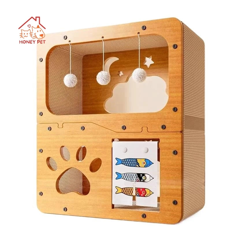 HONEY PET Cat Scratching Board Wear-resistant Scratch