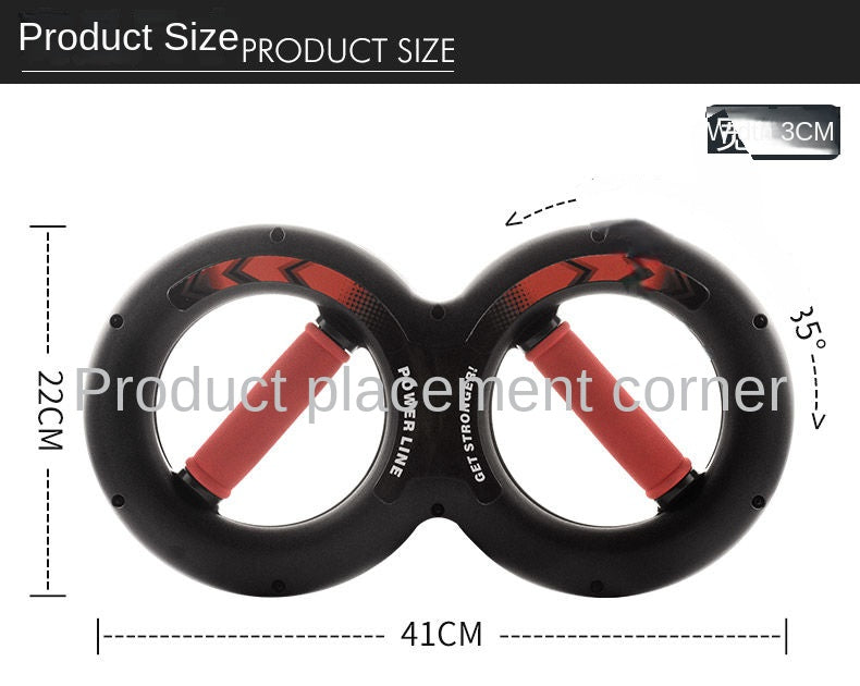 5-30kg 8-Word Chest Expander Power Wrist Device Workout Muscle Fitness Sports Equipment Gym Forearm Strength Force Exerciser