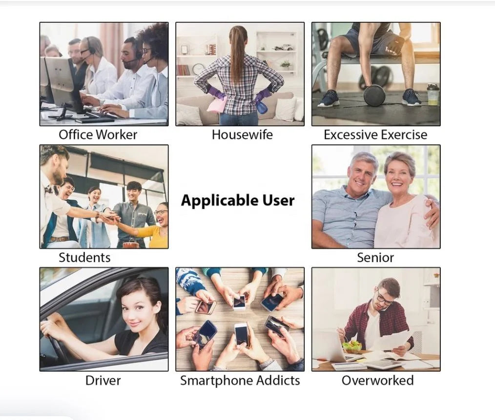 New Electronic Pulse Massager TENS EMS