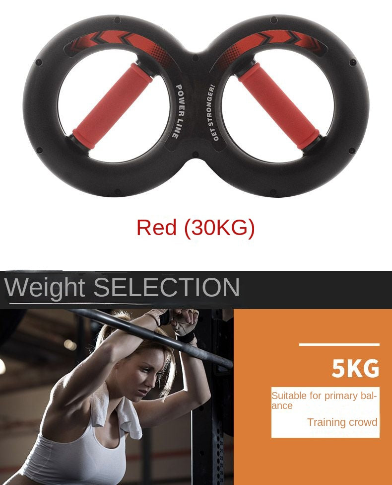 5-30kg 8-Word Chest Expander Power Wrist Device Workout Muscle Fitness Sports Equipment Gym Forearm Strength Force Exerciser