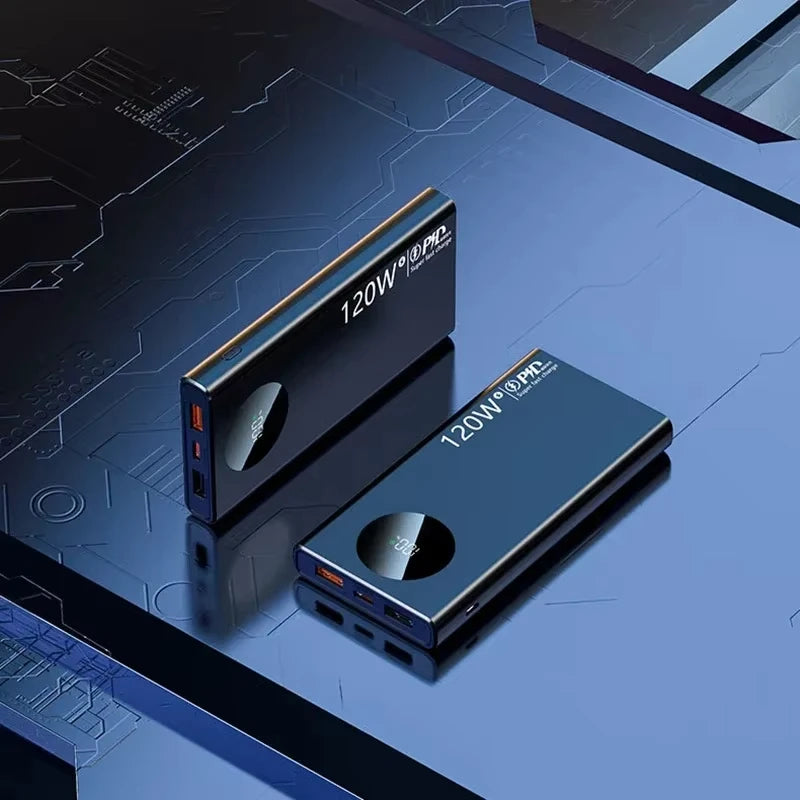 Xiaomi 120W 50000mAh High Capacity Power Bank Fast Charging Powerbank Portable Battery Charger For iPhone Samsung Huawei 2025New