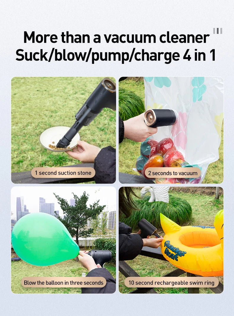 Xiaomi Youpin Car Vacuum Cleaner Powerful Cleaning Machine Strong Suction Handheld For Car Home Portable Wireless Cleaner New Mi