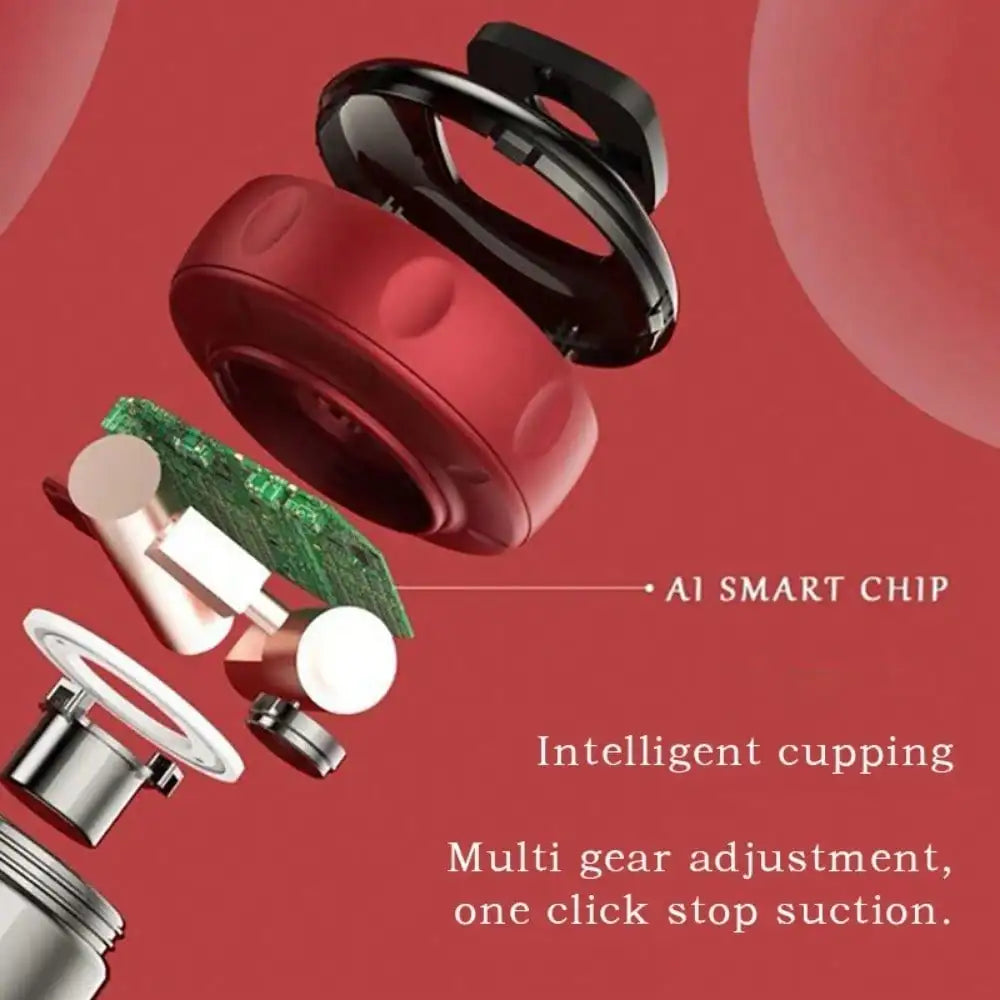 Electric Vacuum Cupping, Scraping, Skin Massage Device