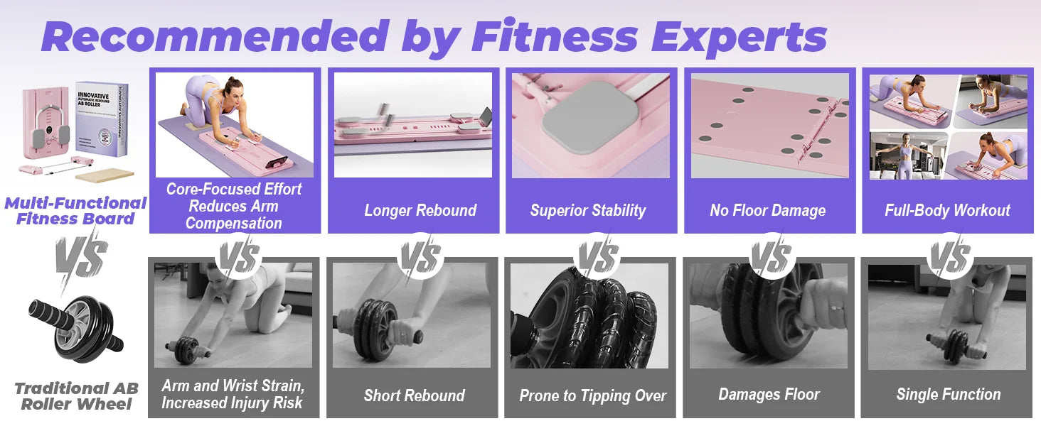 Multifunctional Abdominal Board fitness board Push up Board automatic rebound abdominal Table muscle home fitness equipment