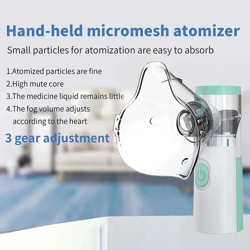 Inhaler Nebuliser Inhalator Handheld Inhale Nebulizer