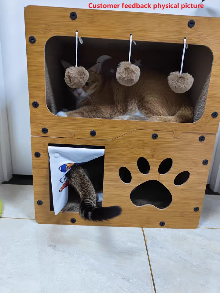 HONEY PET Cat Scratching Board Wear-resistant Scratch