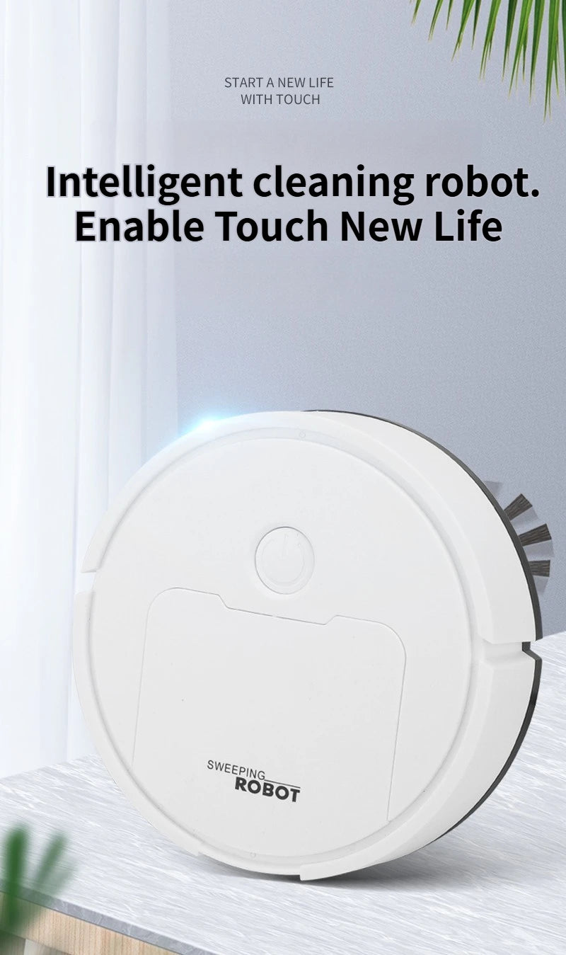 Intelligent sweeping robot suction sweeping mop 3-in-1 lazy home automatic vacuum cleaner gift Mini  sweeper