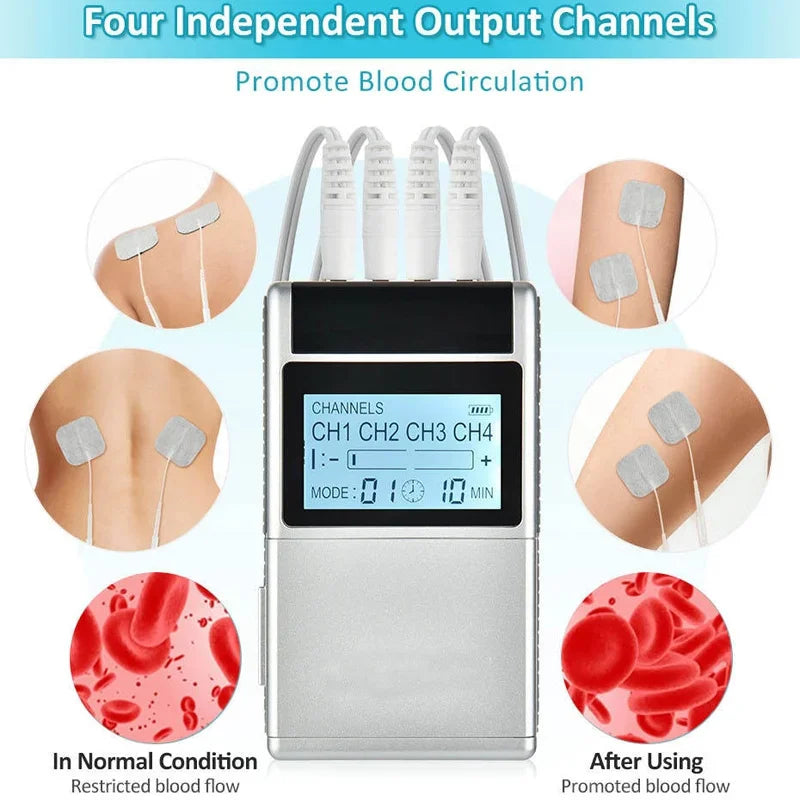 New Electronic Pulse Massager TENS EMS