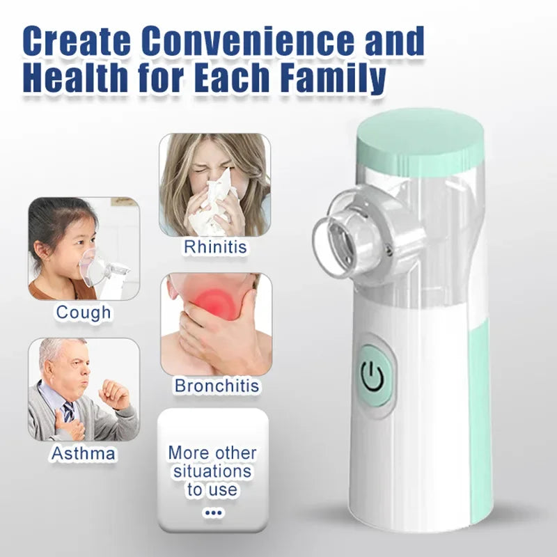 Inhaler Nebuliser Inhalator Handheld Inhale Nebulizer