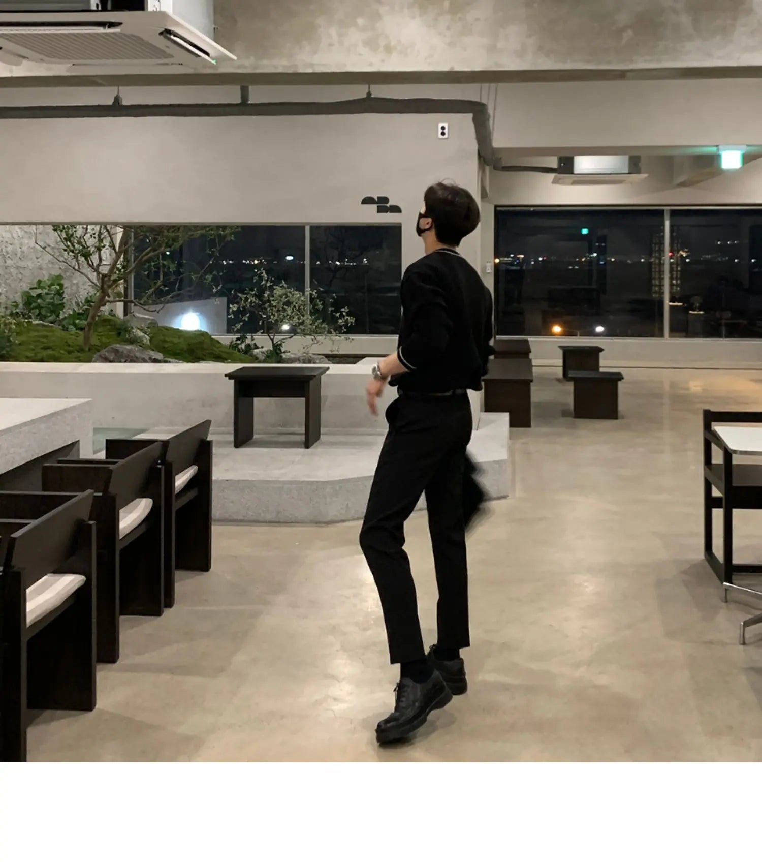 Fashionable Zipper Knitted Sweater Men's