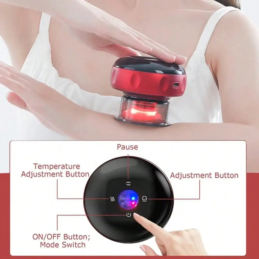 Electric Vacuum Cupping, Scraping, Skin Massage Device