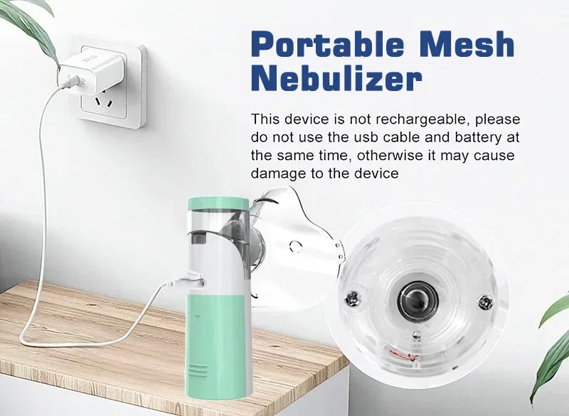 Inhaler Nebuliser Inhalator Handheld Inhale Nebulizer