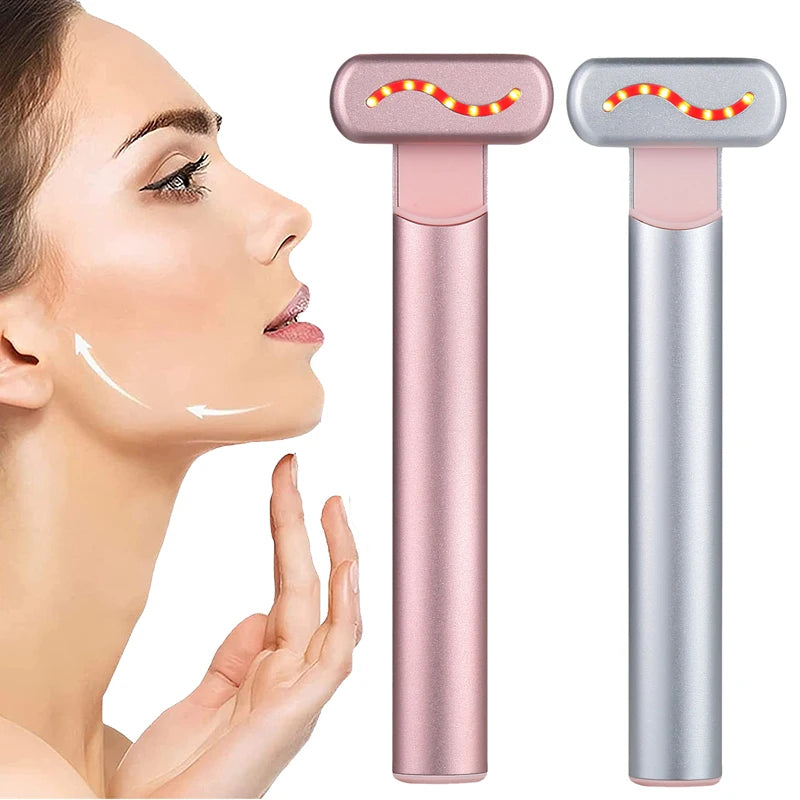 EMS Microcurrent Face Lifting Device Red Light