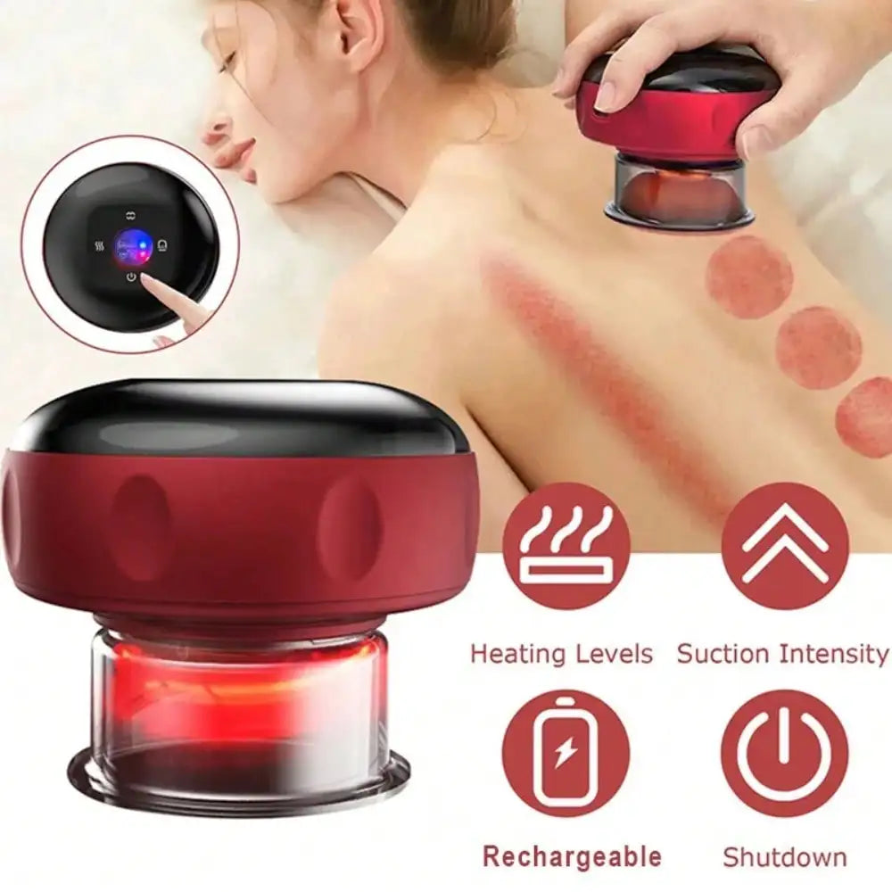 Electric Vacuum Cupping, Scraping, Skin Massage Device