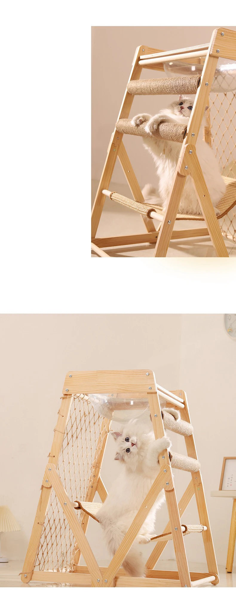 Cat Climbing Frame Space Capsule Scratching Board Hammock