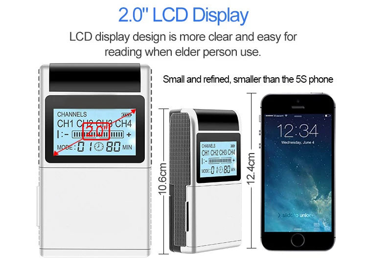 New Electronic Pulse Massager TENS EMS