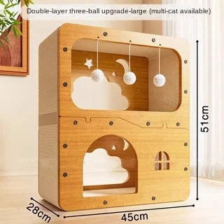 HONEY PET Cat Scratching Board Wear-resistant Scratch