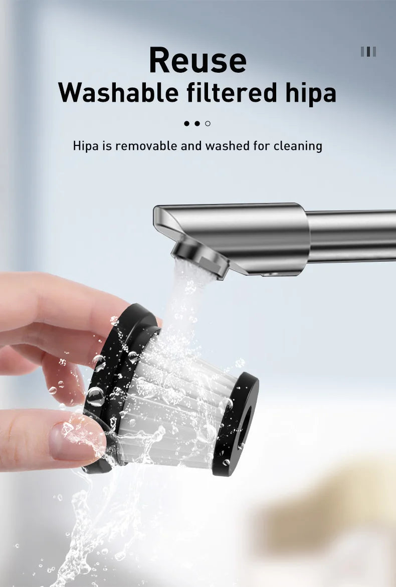 Xiaomi Youpin Car Vacuum Cleaner Powerful Cleaning Machine Strong Suction Handheld For Car Home Portable Wireless Cleaner New Mi