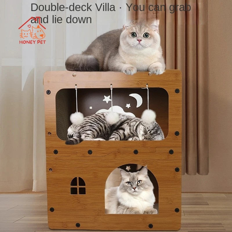 HONEY PET Cat Scratching Board Wear-resistant Scratch