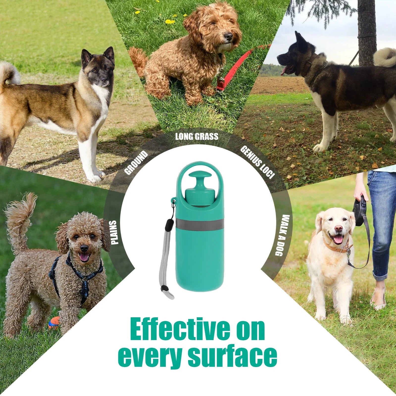 Dog Pooper Scooper Portable Outdoor Pet