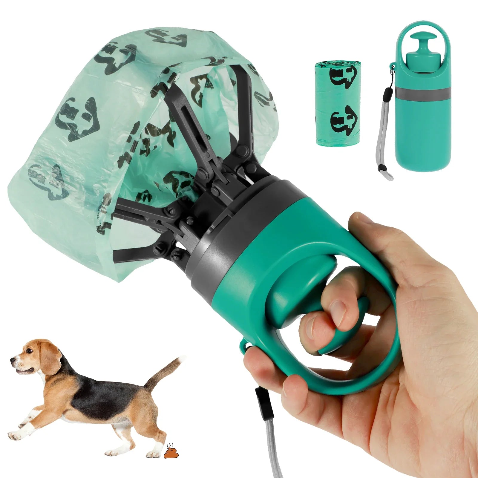 Dog Pooper Scooper Portable Outdoor Pet