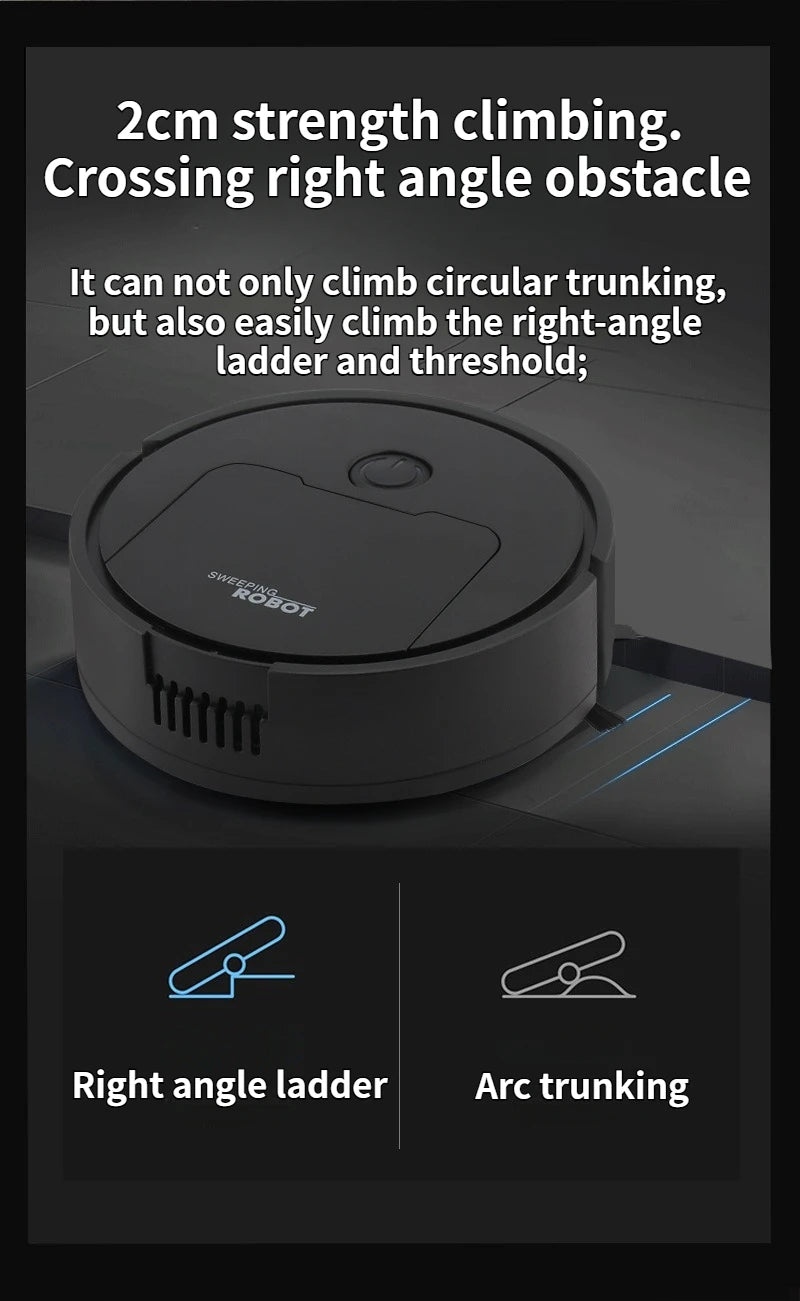 Intelligent sweeping robot suction sweeping mop 3-in-1 lazy home automatic vacuum cleaner gift Mini  sweeper