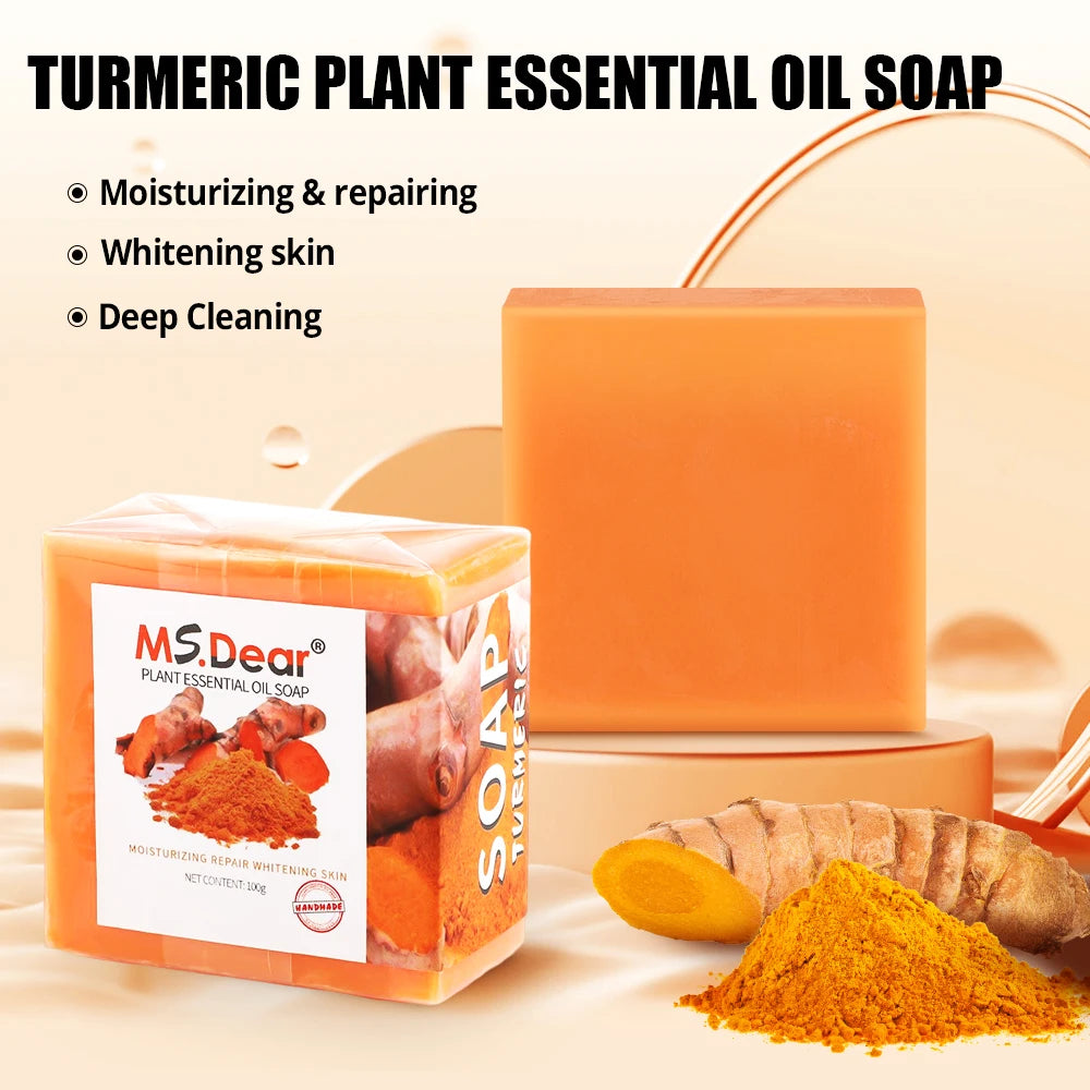 Hand Made Turmeric Soap Body Cleaning