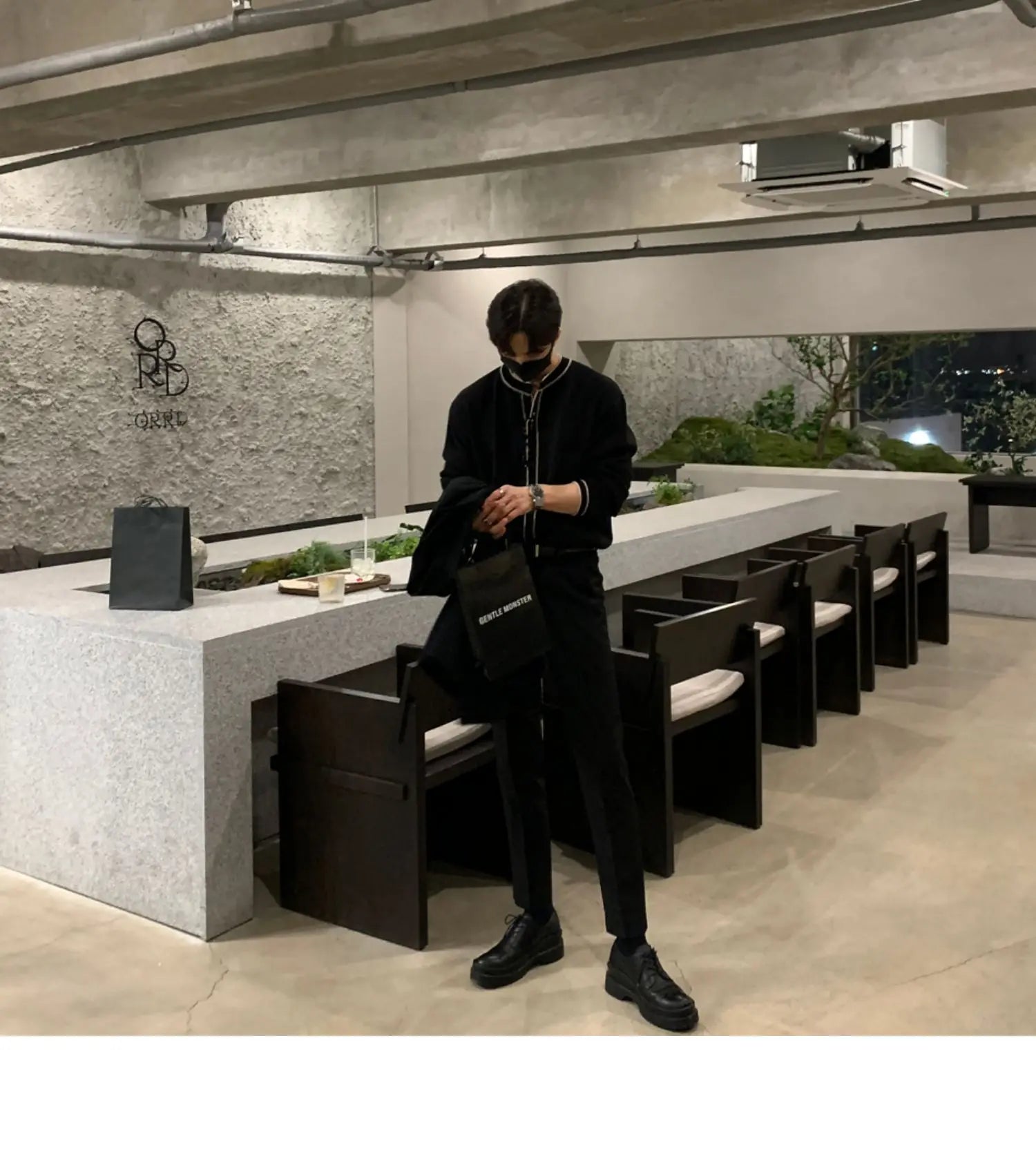 Fashionable Zipper Knitted Sweater Men's