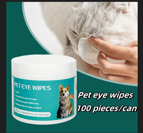 Pet Cleaning Products Eye Wipes To Remove Tear Marks Cleaning Wet Tissues Cat Wiping Eyes Removing Tear Marks