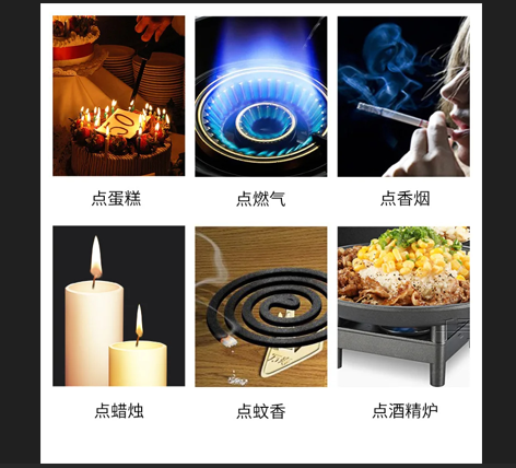 Household portable storage kitchen lighter, windproof arc pulse ignition gun, USB electronic lighter