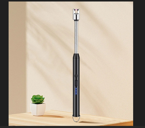 Household portable storage kitchen lighter, windproof arc pulse ignition gun, USB electronic lighter